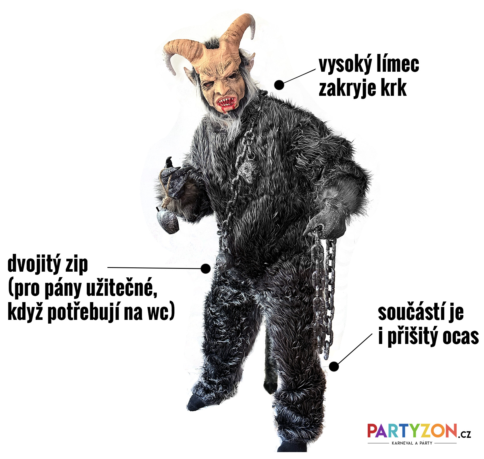 kozich kostym certa krampus